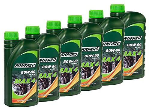 Getriebeöl Getriebe Öl FANFARO MAX 4 80W-90 GL-4 Schaltung 6 X 1 Liter