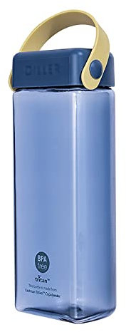 MARMODAY Wasserflasche, 500 ml Kaltwasserflaschen, auslaufsicher, BPA-frei, giftfrei, Kunststoff, Fitness-Sport, Trinkflasche für Mädchen, Jungen, Fitnessstudio, Schule, Büro, Blau