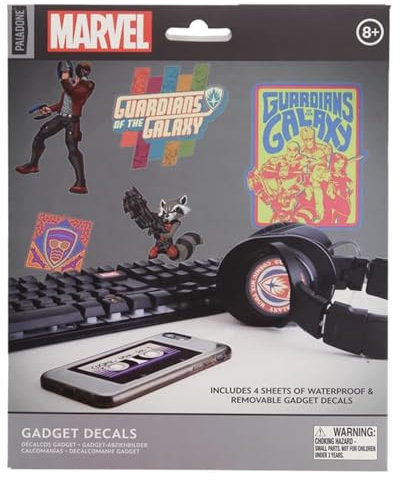Guardians of the Galaxy Vinylaufkleber - Offiziell Lizenziertes Marvel, 25 wasserfeste und abnehmbare Aufkleber für Handyhülle, Laptop, Tablet oder Technik