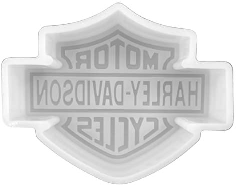 Motard Man Harley Freshie Moule pour homme Parfum perles aromatiques séchées 10,2 x 7,6 x 2 cm Résine D Country Résine Bougie de voiture, Savon, Freshie Silicone Résistant à la chaleur