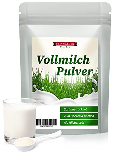 Feinwälder® Vollmilchpulver, 5 kg, schonend sprühgetrocknet, in wiederverschließbarer Verpackung, Trockenmilchpulver für Babynahrung