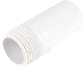 MAC-EXTA Pan Connector Straight Extension Piece White 110mm, Material: EVA, Pack of 1