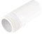 MAC-EXTA Pan Connector Straight Extension Piece White 110mm, Material: EVA, Pack of 1