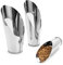 Convogliatori di Terriccio in Metallo, Accessorio per Bonsai, Set 3 Pezzi (Ø 6, 7, 9 cm) (set 3 pezzi con setaccio)
