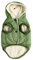 JoyDaog Warmes Fleece Hund Hoodie im Winter, kleine Hundejacke Hundemäntel mit Kapuze (Grün M)