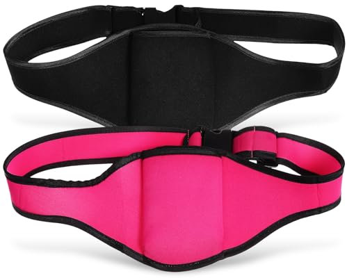 BESTonZON Paquetes De 2 Piezas riñonera micrófono portátil Hombres Cinturón de Neopreno Cinturón de micrófono micrófonos inalámbricos vocero Soporte para micrófono para Correr Vertical