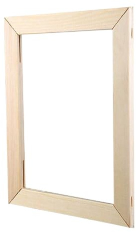 Queenbox 80x55 cm DIY Massivholz-Leinwandrahmen-Kit, Holz-Leinwandrahmen-Kit Holz-Keilrahmen Holz-Leinwand Keilrahmen-Kits für Drucke, Ölgemälde, Digitale Gemälde und Poster