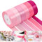 NACHLYNN 25mm x 22m Satinband Rosa Schleifenband Geschenkband Bänder zum Basteln für Valentinstag Dekoration Weihnachtsgeschenke Hochzeitsstrauß DIY Dekoration