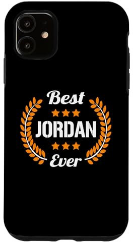 Hülle für iPhone 11 Best Jordan Ever Lustiger Spruch Vorname Jordan