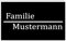 KIWISTAR UG - ab 1x - Namensschild Strich 100x60mm Briefkastenschild selbstklebend - schwarz weiss - Klingelschild personalisiert - Briefkastenschild - Türschild - mit Gravur - UV und wetterfest