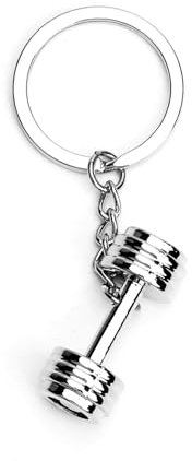 Schlüsselanhänger Personalisiert Silber Hantel Schlüsselanhänger, Geschenk Für Frauen, Mama, Freundin, Guter Freundin and Oma, Geburtstagsgeschenke Für Damen, Geschenk Für Tochter