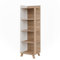 Vicco Badregal Karen, Sonoma/Weiß, 40 x 128 cm mit 4 Fächern