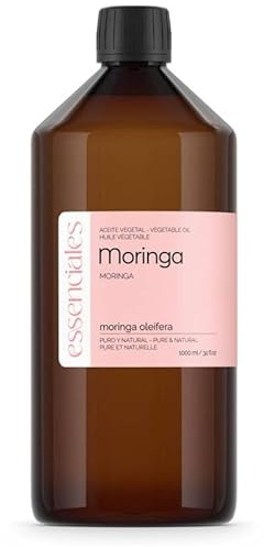 100% reines und natürliches Moringaöl | Kaltgepresst | Feuchtigkeitscreme für Gesicht und Haar | Reich an Antioxidantien und Vitaminen | Nicht komedogen