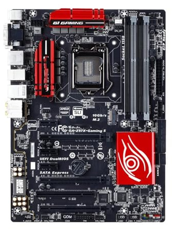 Carte mère Carte Mère Fit for Gigabyte Z97X Gaming 5 for Ordinateur, Compatible USB 3.0, SATA III, Socket LGA 1150, DDR3, Z97
