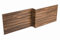 Aquariss 1700mm L Shape Walnut Effect Wood Shower Bath Front Panel