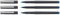 Mitsubishi 140551 - Tintenroller Uni-Ball 120, micro, 0.3 mm, blau (3 Tintenroller)