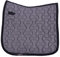 QHP Schabracke Metallic Glitz mit Zierkordel und Glitterband DR+VS (Pony VS, Grau)
