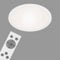 Briloner Leuchten - LED Panel, Deckenleuchte dimmbar, inkl. Fernbedienung, Farbtemperatursteuerung, Nachtlicht, 24 Watt, 2.200 Lumen, Weiß, Ø40cm, 7168-016