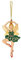 PartyDeco Dekorativer Ballerina Weihnachtsbaum Anhänger für Mädchen