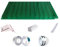 Ironlux - Kit Placas de policarbonato celular reciclado Sispol verde 16mm fachada - Medida final 1500 x 1000 mm - Incluye accesorios de instalación