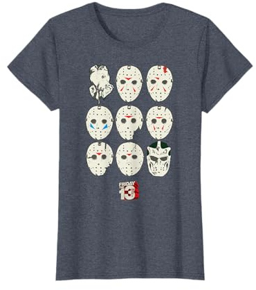 Friday The 13th Jason Masks T-Shirt