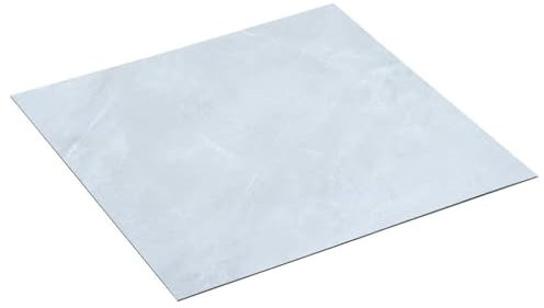 vidaXL PVC-Fliesen Selbstklebend 20 Stk. 1,86 m² Weißer Marmor