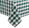 Hiasan Karierte Tischdecke Outdoor wetterfest aus Polyester, abwaschbar schmutzabweisend wasserabweisend knitterfrei Tischtuch für bierzeltgarnitur Esszimmer Party Garten, 140x240cm Grün und Weiß