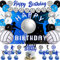 Volleyball-Party-Dekorationen, 38 Stück Sport Themed Birthday Party Supplies Happy Birthday Banner Volleyball Backdrop Banner Kuchen Topper Bunting Hanging Banner Folie Ballons Baby Shower Decor
