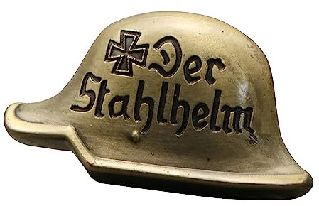 Der Stahlhelm Brosche Kleiner Zarter Bronze Helm Medaille Deutsch Eisen Kreuz Abzeichen Modeschmuck Accessoires