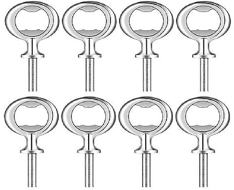 VUIUYOIES 8pack/lot And Durable Metal Bottle Opener Set Must-have Tool For Beer Lovers Bottle Openers For Wood Turning