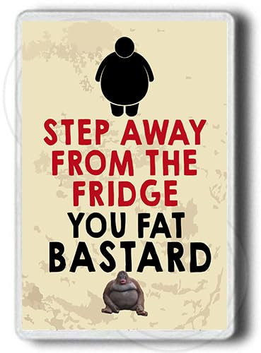 Step away from the fridge | Funny Fridge Magnet for Adults funny Magnet jumbo size 9cm * 6cm
