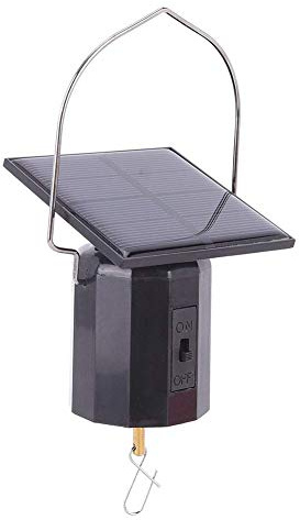 Solar-Windspielmotor, drehbar, Solarbetrieb für Windspiele | für Windglocken, für Windskulpturen, Gartendekoration, Umweltfreundlicher Antrieb, Drehbarer Antrieb