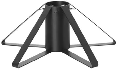 Kanylavy WeihnachtsbaumstäNder, Basis Aus, Metallhalterung mit Schraube, Basis für Weihnachtsbaumhalterung, Schwarz