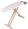 LACETT Premium Elegant Wood Extra Large Ironing Board with Wooden Legs, Premium Style with Iron Rest