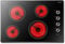 Ceramic Hob 4 Zone,Knob Control Electric Hob 6700W,77CM Ceramic Hob Built in, Dual Ring Zone,220-240V Hard Wire.
