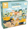 Hoppla - Kinderpuzzle XL - Truck In The City - Riesenpuzzle, 69x49 cm - 48 Teile - Ab 4 Jahren - Baustellenpuzzle, Bagger, BAU, LKW