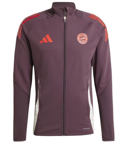 2024-2025 Bayern München Track Jacket (Shadow Maroon), granatrot, M