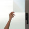 MARAPON® Fensterfolie mit Nadelstreifen [105x200 cm] inkl. eBook mit Profitipps - Sichtschutzfolie Fenster mit statischer Haftung - Milchglasfolie - Fensterbilder selbsthaftend Blickdicht