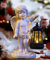 Yeomoo Angel Figuren mit Solarlampen Gartendeko für Draußen - Engel Figur Geschenke für Frauen Mama Männer Solar Deko für Außen Little Angel Figuren für Garten Balkon Wetterfest Deko Wohnzimmer Weiß