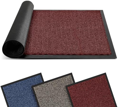 ComFymat Non-Slip Heavy Duty Dirt Trapper Doormat – Rubber Backed, Washable, Indoor & Outdoor Use | Perfect for Hallway, Kitchen, Entrance & Patio – Durable, Easy to Clean Floor Mat