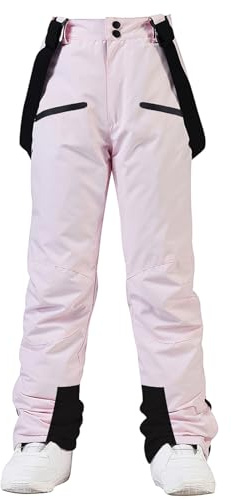 SnowElve Damen-Skihose, isolierte Schneehose, wasserdicht, Winter, Outdoor, Wanderhose, verstellbare Taille, Snowboardhose