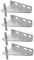WATIIFUFU Bisagra De Refrigerador 4pcs Acero Inoxidable Para Recambio Bisagra Puerta Congelador