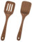 TIESOME Pfannenwender Olive 2 Stück 30cm - Pfannenwender Holz - Kochlöffel Olivenholz - Küchenhelfer mit einzigartiger Maserung für Pfanne, Kochutensilien und Wok Holzwender