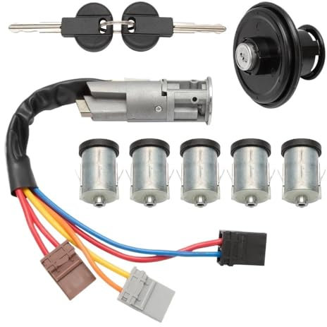 voiture Serrure Hayon Coffre Kit de commutateur d'allumage de jeu de serrures 4162F4 4162L9 4162S1 4162-S1 pour Jumpy pour Expert pour barils de serrure de porte pour Scudo