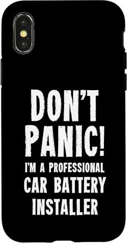 Car Battery Installer Case for iPhone X/XS