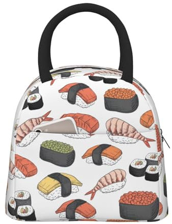 FSCEV Sushi-Lunch-Tasche, isoliert, für Arbeit und Alltag, Kühler für wiederverwendbare Tragetasche