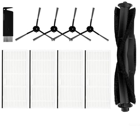 Kit d'entretien pour aspirateur robot Ultenic D6s Pièces de rechange essentielles avec brosses et filtres