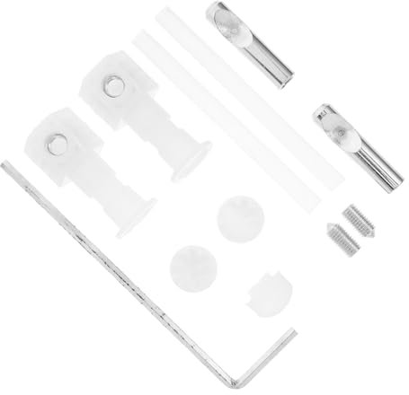 HOMSFOU 10pièces Vis De Siège De Toilette Nylon Boulons Ancrage Pour Wc Suspendu Kit De Raccordement Charnières De Remplacement Accessoires Pour Abattant De Wc