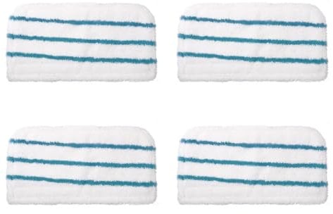 Xiciki 4Pcs Washable Steam Mop Pads for Beldray BEL01097, Replacement for Black and Decker FSM1600 FSM1610 FSM1620, FSMP20-XJ for Beldray Steam Cleaner Pads