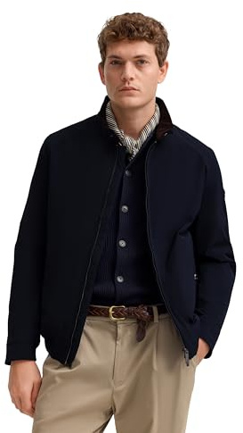 bugatti Herren Übergangsblouson 179200-11091 | Regular Fit wasserabweisend mit Cord-Details